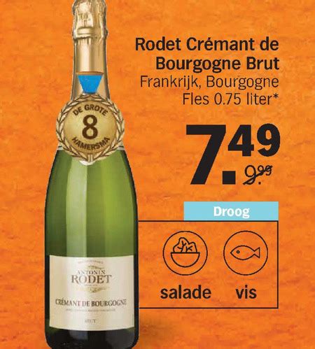 Champagne Sparkling Wijn Folder Aanbieding Bij Albert Heijn Details