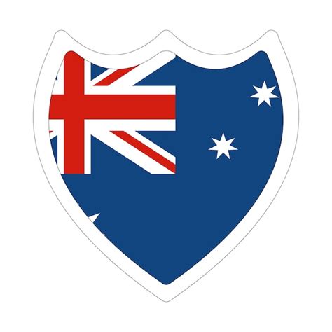 Premium Vector Flag Of Australia In Design Shape