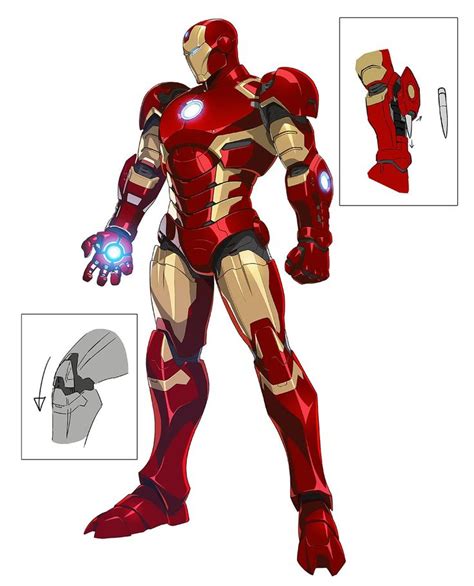 Iron Man Concept Art Marvel Vs Capcom Infinite Art Gallery In 2024