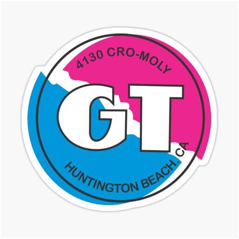 "GT BMX LABEL" Sticker for Sale by efratyusufroni | Redbubble