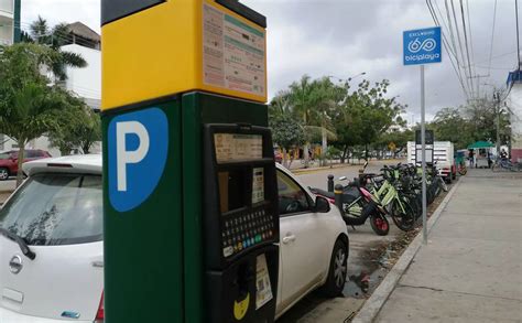 Playa Del Carmen Suspenden Cobro De Parqu Metros Por Falla En Sistema