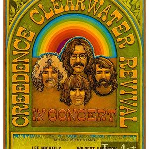 Creedence Clearwater Revival Vancouver Concert Poster Retro Rock Poster ...