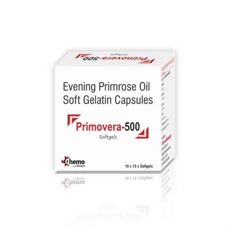 Primovera 1000 Soft Gelatin Of Evning Primrose Oil 1000 MG 2X15