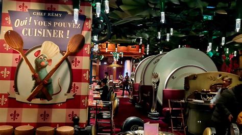 Ratatouille Adventure Ride Bistro Chez Remy Place De Remy Worlds Of