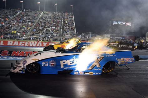 JOHN FORCE RACING HAS HIGH PERFORMANCE FRIDAY NIGHT AT NHRA U.S. NATIONALS - John Force Racing