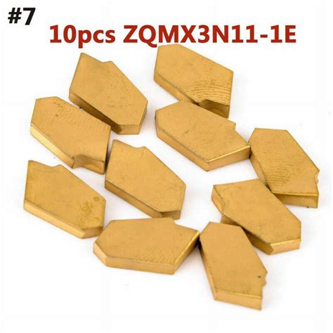 10pcs 40 Types CNC Carbide Tips Inserts Blade Cutter Lathe Turning Tool