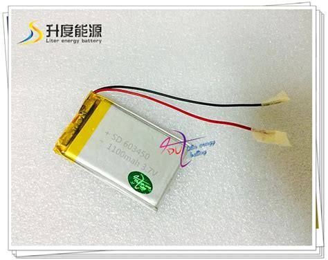 603450 Polymer Lithium Polymer Lithium Ion Battery 063450 1100 Mah Soft Pack Aliexpress