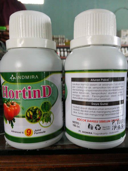 Jual Zpt Organik Hortind Kemasan Ml Mengandung Auksin Giberelin Dan