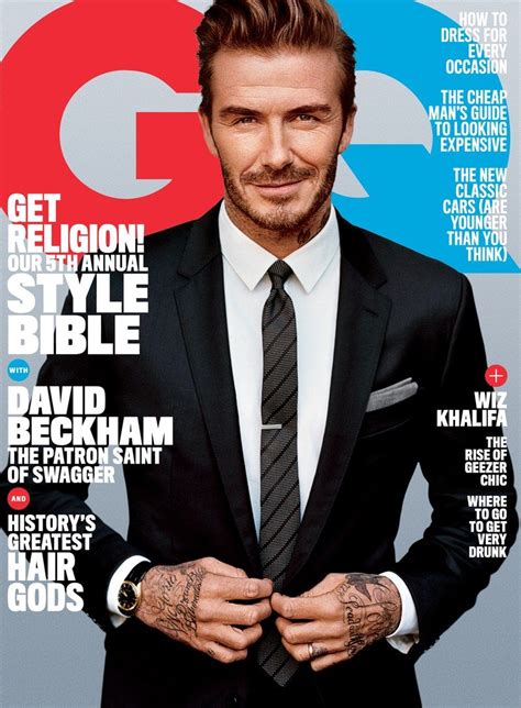 David Beckham In April Gq Fatherhood Tabloids And His Post Soccer