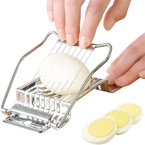 Stainless Steel Wire Egg Slicer For Hard Boiled Eggs Strawberry Banana