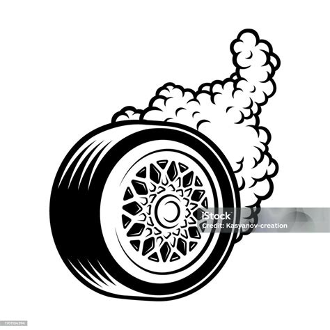 Vector Illustration Car Wheel Stock Illustration Download Image Now