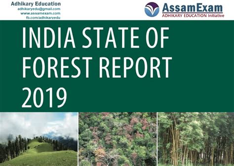 India State Of Forest Report 2019 Highlights Important Points APSC