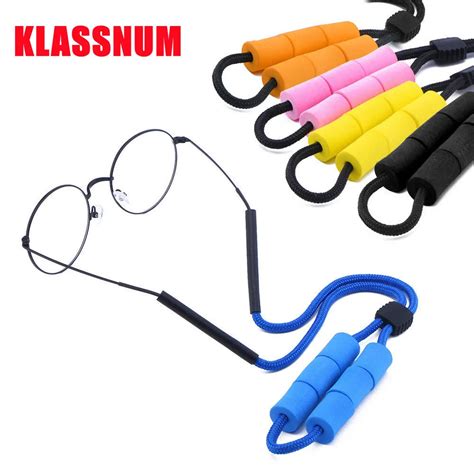 Klassnum Floating Foam Eyeglasses Chain Swimming Eyeglasses Cord Water