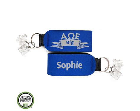 Alpha Omega Epsilon Sorority Big Keychain Etsy