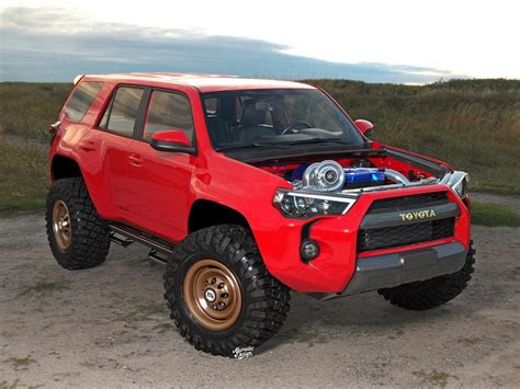 Lifted, Wide Toyota 4Runner Takes Virtual, Turbo 2JZ Swing at the Aftermarket Locale - autoevolution