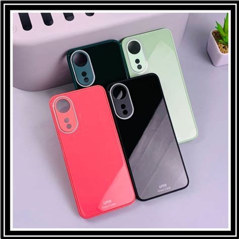 Oppo A78 5g Caso De Cristal Hardcase Suave Cubierta Templada Pc Original Shopee México