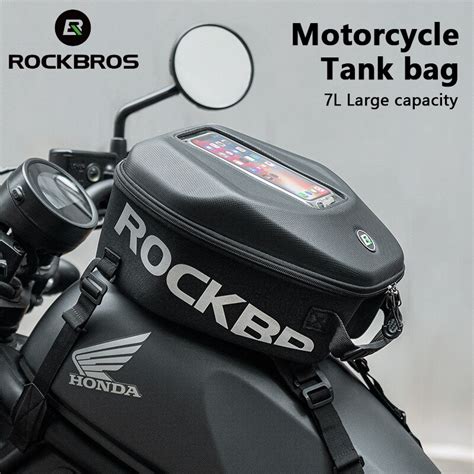 Rockbros Saco Do Tanque Da Motocicleta Imperme Vel Duro Shell Tanque De