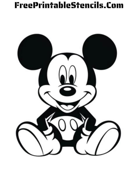 Free Clip Mickey Mouse Free Stencils Download Free Clip Mickey Mouse