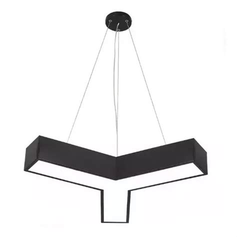 Lampara Oficina Colgante Led En Forma De Y W Minimalista