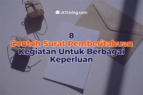 contoh surat pemberitahuan kegiatan  berbagai keperluan