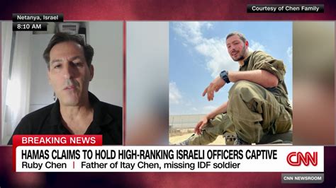 Father Of Missing Idf Soldier Speaks To Cnn Cnn