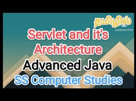 Servlet And It S Architecture Advanced Java In Tamil