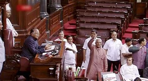 Rajya Sabha Adjourns After Opposition Bjp Clash On ‘abduction Of Cong