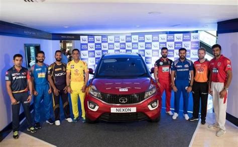 Tata Nexon Vivo Ipl Official Partner To Be Auctioned For A Cause