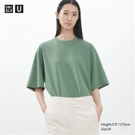 女裝 U Airism棉質寬版t恤短袖 Uniqlo 比價 Uq 搜尋