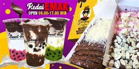 Daftar Harga Menu Delivery Pisang Nugget Boba Dan Thai Tea Kedai Emak