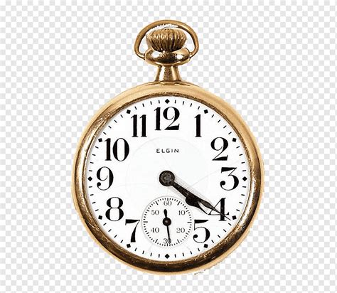 Pocket Watch Clock Time Png Clip Art Transparent Background