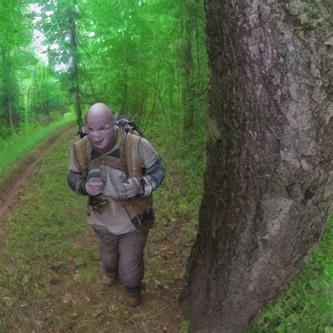 Shrek Caught On Trail Cam Trail Camera Footage Wide Stable