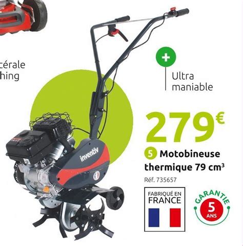 Promo Inventiv Motobineuse Thermique Mav80 Chez Mr Bricolage