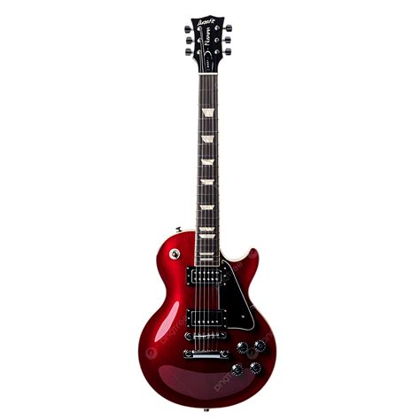 Professional Grade Red Electric Guitar With Chrome Hardware, Red