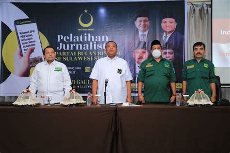 Kader Pbb Sulsel Dapat Pelatihan Jurnalistik Partai Bulan Bintang