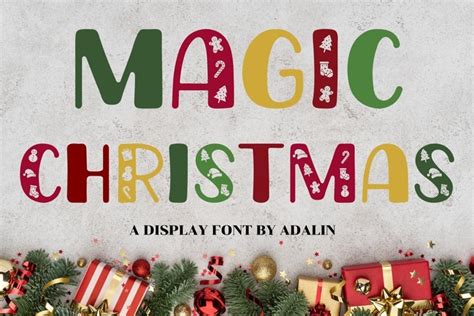 Magic Christmas Display Font