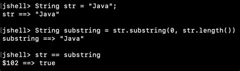 Java String Substring Method Create A Substring