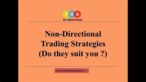 Non Directional Trading Strategies Lets Talk About Options By The