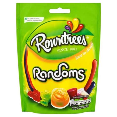 Rowntrees Randoms Sweets Sharing Bag 150g Single Bag 12461385