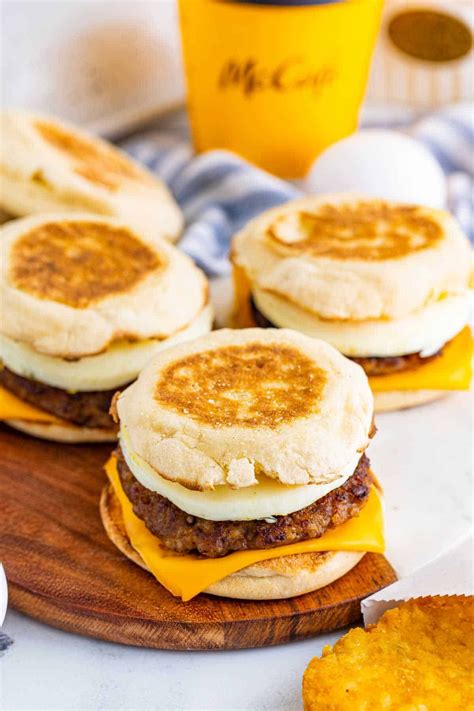 Copycat Mcdonald S Sausage Egg Mcmuffins Recipe Artofit