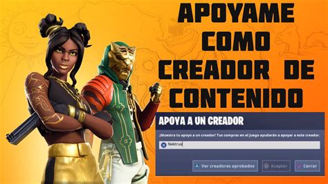 Apoyar A Un Creador Fortnite MIDE