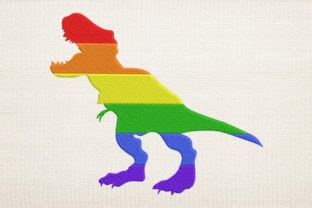Dinosaur T Rex Lgbt Gay Pride Creative Fabrica