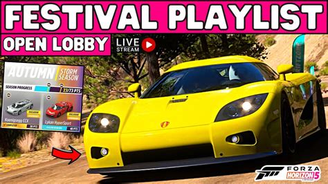 Forza Horizon Rare Car Unlock Open Lobby Autumn Festival Playlist