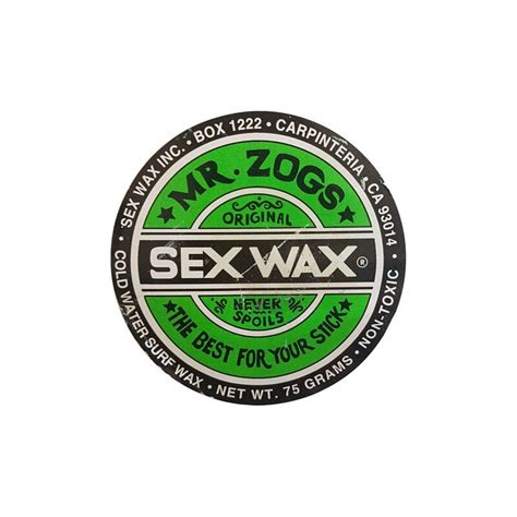 Surf And Skimboard Wax Mr Zogs Sex Wax Original Surf Wax Cold 10 17 °c