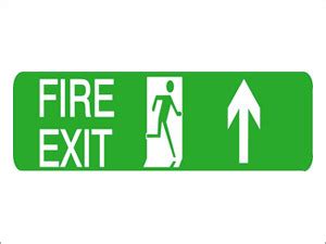 Fire Exit Door Signs at Best Price in New Delhi | Howell Protection Systems (india) Pvt. Ltd.