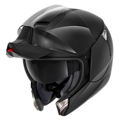 Casco Abatible Para Moto Shark Metro Evojet Blank Negro Mate Talla S