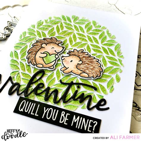 Valentine Hedgehogs Heffy Doodle