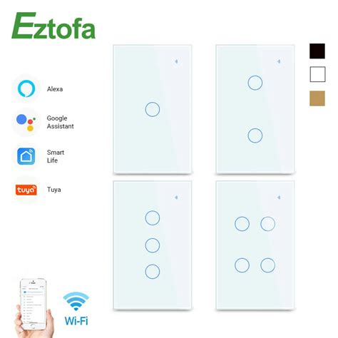 Wifi Wall Touch Sensitive Switch Remote Control Gang Wireless