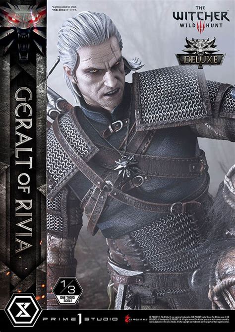 Geralt Of Rivia Deluxe The Witcher Prime Studio Statue