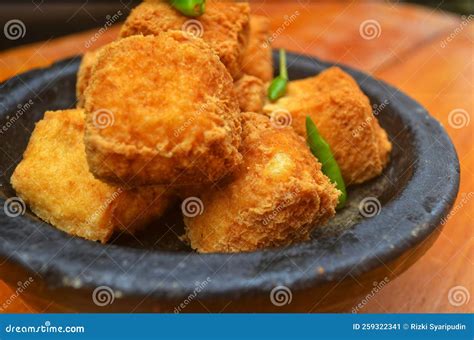 Indonesian Popular Street Food Tahu Sumedang Is A Typical Tofu Region